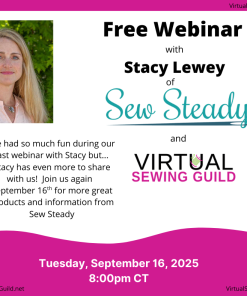 Webinar Recording - Sew Steady September 2025