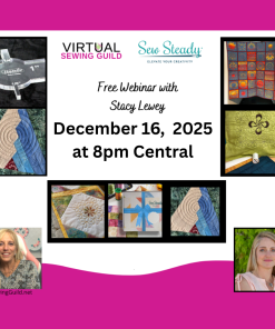 Webinar Recording - Sew Steady December 2025