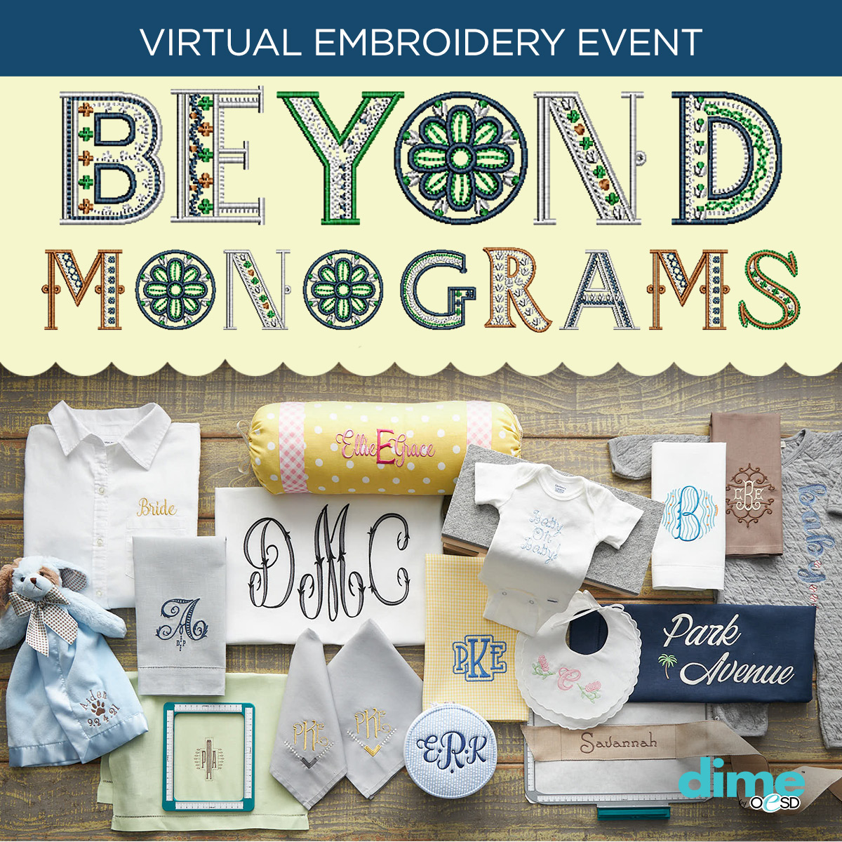 DIME - Beyond Monograms