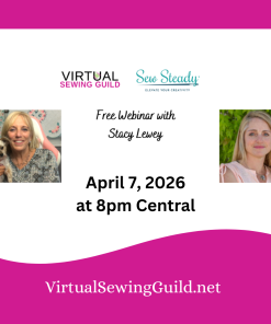 Webinar Recording - Sew Steady April 2026